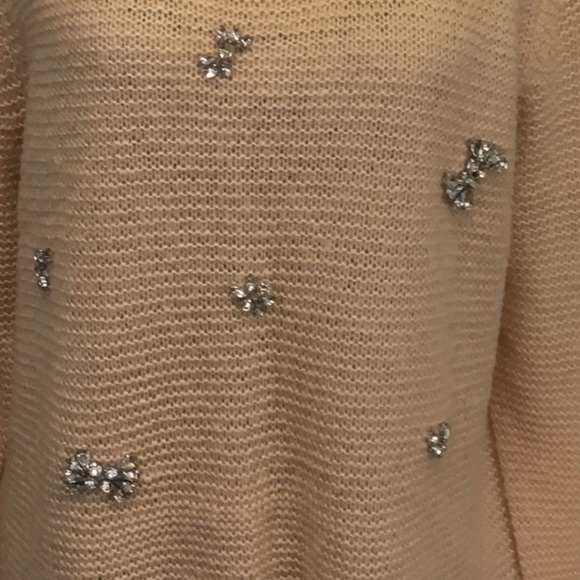 “C” Crystal Accented Sweater - Picture 4 of 4
